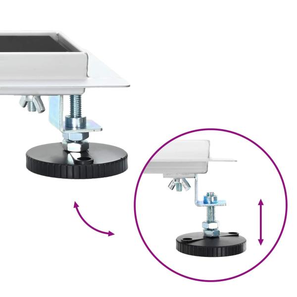 Duschabfluss mit Glasabdeckung Schwarz 70 cm Edelstahl 304