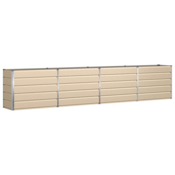 Pflanzkübel Elfenbein 480 x 50 x 45 cm Verzinkter Stahl