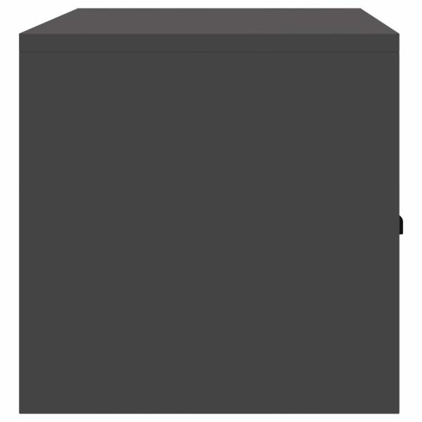 Aufbewahrungsschrank mit Speicher Schwarz 90 x 40 x 40 cm