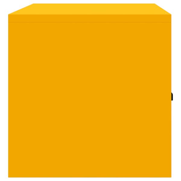 Aufbewahrungsschrank mit Speicher Senfgelb 90 x 40 x 40 cm