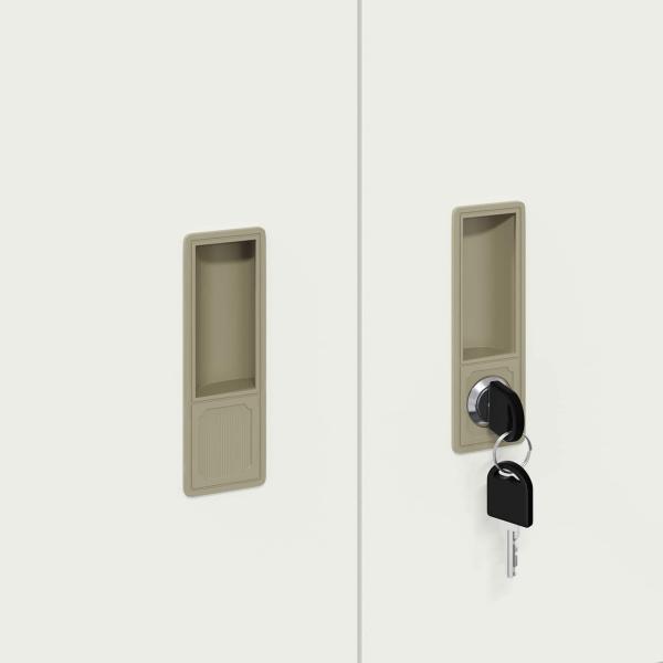 Aufbewahrungsschrank Weiß 90 x 40 x 40 cm Kaltgewalzter Stahl