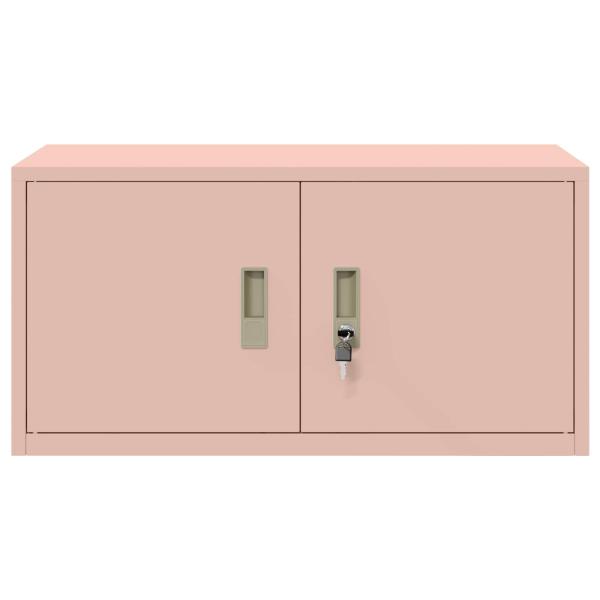 Aufbewahrungsschrank Rosa 80 x 40 x 40 cm Kaltgewalzter Stahl
