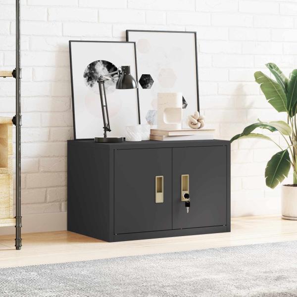 Aufbewahrungsschrank mit Speicher Schwarz 60 x 40 x 40 cm