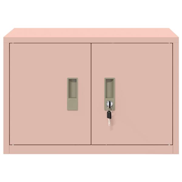 Aufbewahrungsschrank Rosa 60 x 40 x 40 cm Kaltgewalzter Stahl