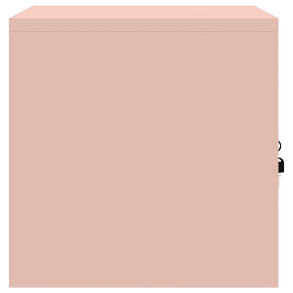 Aufbewahrungsschrank Rosa 60 x 40 x 40 cm Kaltgewalzter Stahl