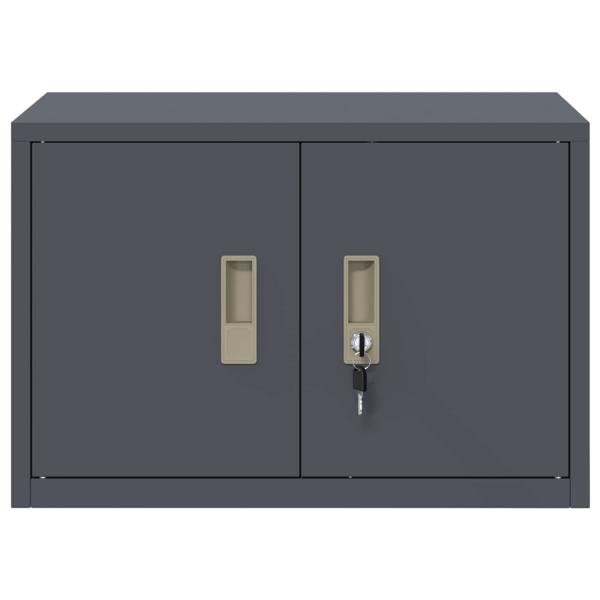 Aufbewahrungsschrank mit Speicher Anthrazit 60 x 40 x 40 cm