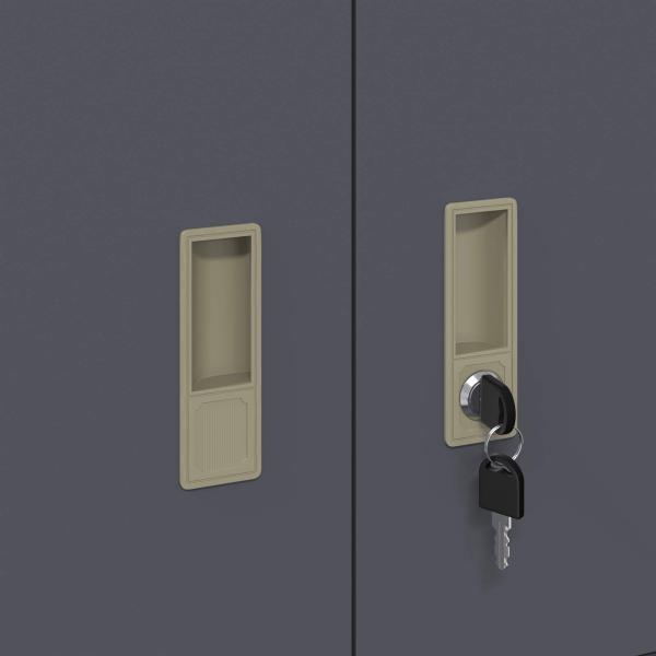 Aufbewahrungsschrank mit Speicher Anthrazit 60 x 40 x 40 cm