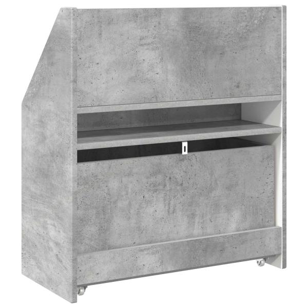 Kinderregal Beton Grau 60 x 29,5 x 69 cm Holzwerkstoff