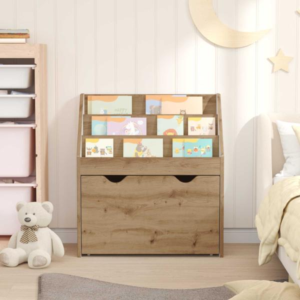 ARDEBO.de - Kinderregal Artisan-Eiche 60 x 29,5 x 69 cm Holzwerkstoff