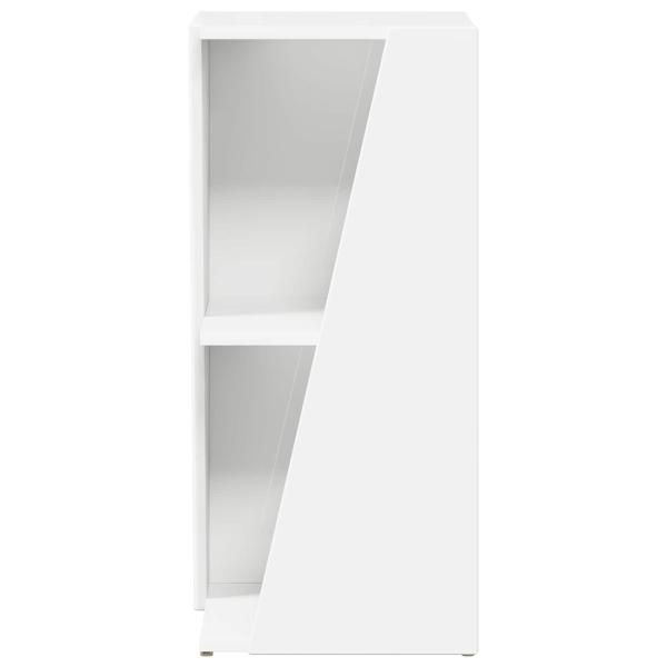 Seitenregal 33 x 32 x 70,5 cm Holzwerkstoff Wei?