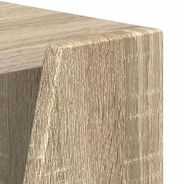 Seitenregal Sonoma-Eiche 33 x 32 x 70,5 cm Holzwerkstoff
