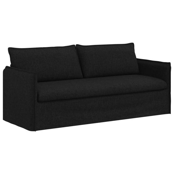 Sofa 180cm 2 pcs Schwarz Metall