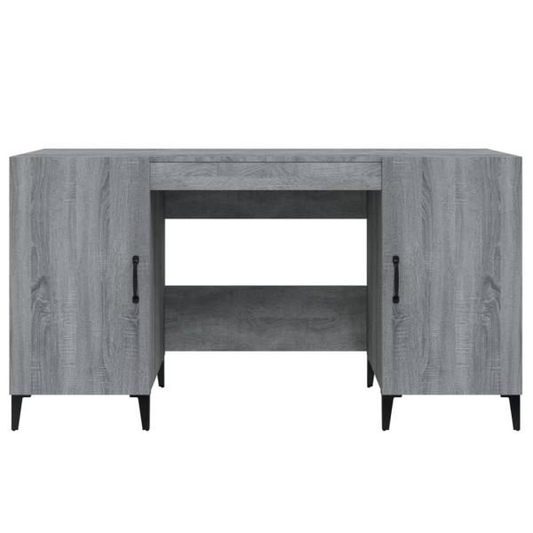 Schreibtisch Grau Sonoma 140x50x75 cm Holzwerkstoff