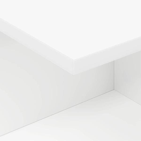 Nachttisch Weiß 40 x 30 x 25 cm Holzwerkstoff