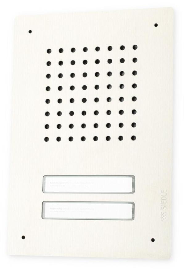 SIEDLE SET CLAB 850-2 E/W Audio-Set Classic Edelstahl