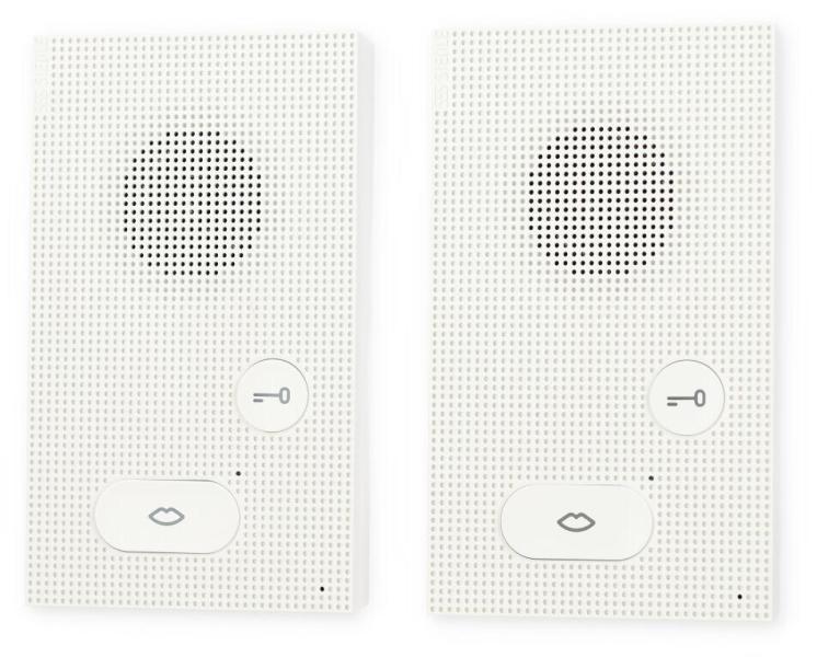 SIEDLE SET CLAB 850-2 E/W Audio-Set Classic Edelstahl