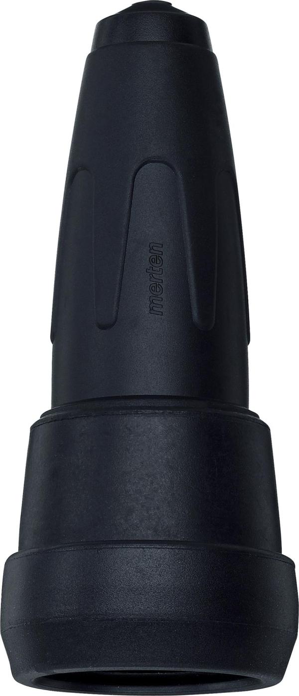 ARDEBO.de Merten 173092 Schwere Vollgummi-SCHUKO-Kupplung, 16A, 250V, IP20, schwarz