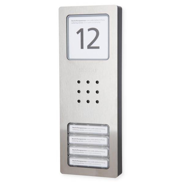 Siedle CA 850-4 E Audio-Türstation Siedle Compact, Edelstahl gebürstet