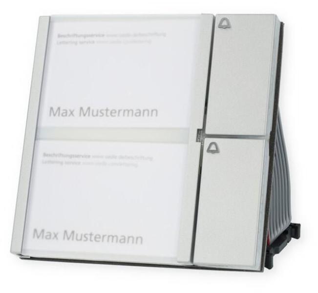 ARDEBO.de Siedle TM 611-02 SM Tasten-Modul, silber-metallic (200022022-00)