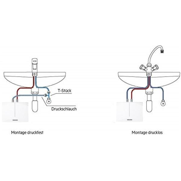 STIEBEL ELTRON DNM 3 Mini-Durchlauferhitzer fürs Handwaschbecken, hydraulisch gesteuert, EEK: A, 3,5 kW, mit Stecker 230V, drucklos (185411)