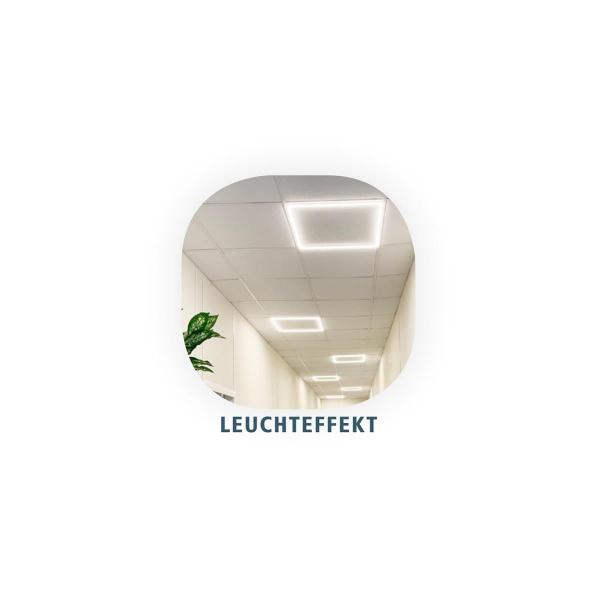 Leuchtek Panel Eingebettet Serie PE620x620-42W-WW, 3956lm, 3000K, weiß (151301)