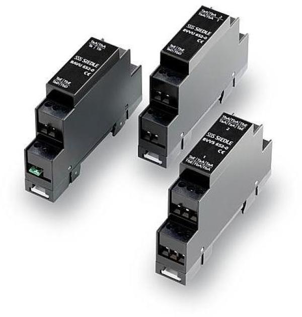 Siedle BAVU 652-0 Bus-Audio/Video-Verteiler unsymmetrisch Hutschiene, schwarz (200049632-00)