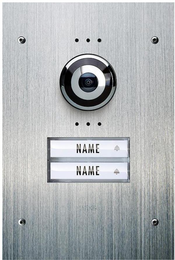 ARDEBO.de M-E Vistadoor VDV 920 Compact Video-Außenstation, Unterputz, 2-Familienhaus (40911)