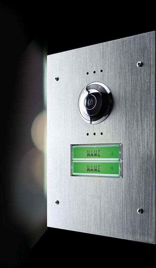 M-E Vistadoor VDV 920 Compact Video-Außenstation, Unterputz, 2-Familienhaus (40911)