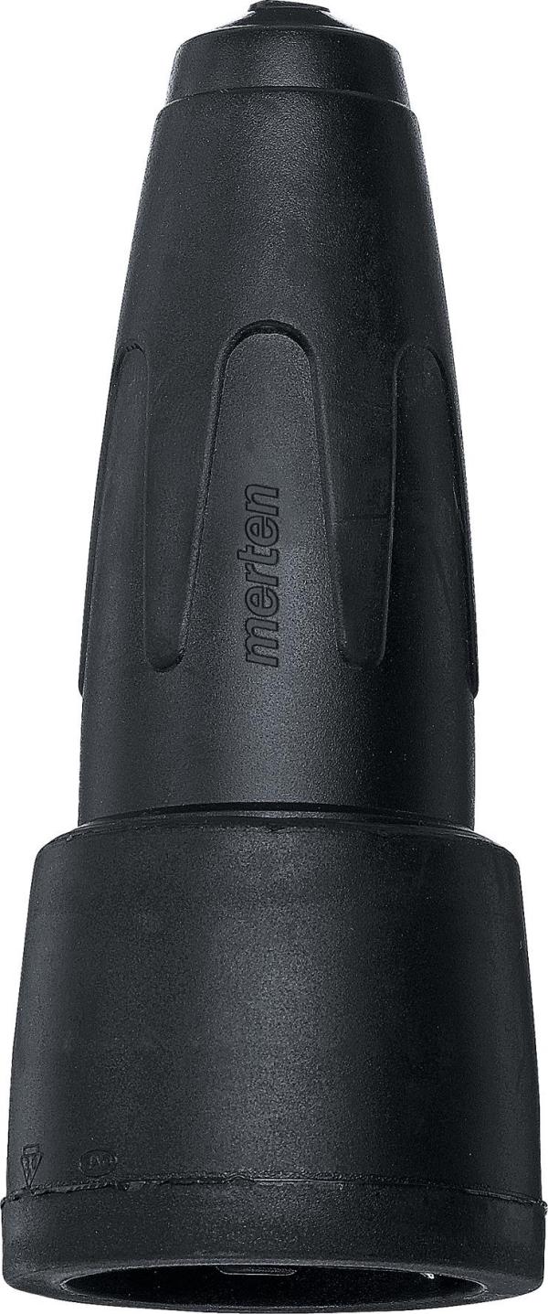 ARDEBO.de Merten 172991 Vollgummi-SCHUKO-Kupplung schwarz