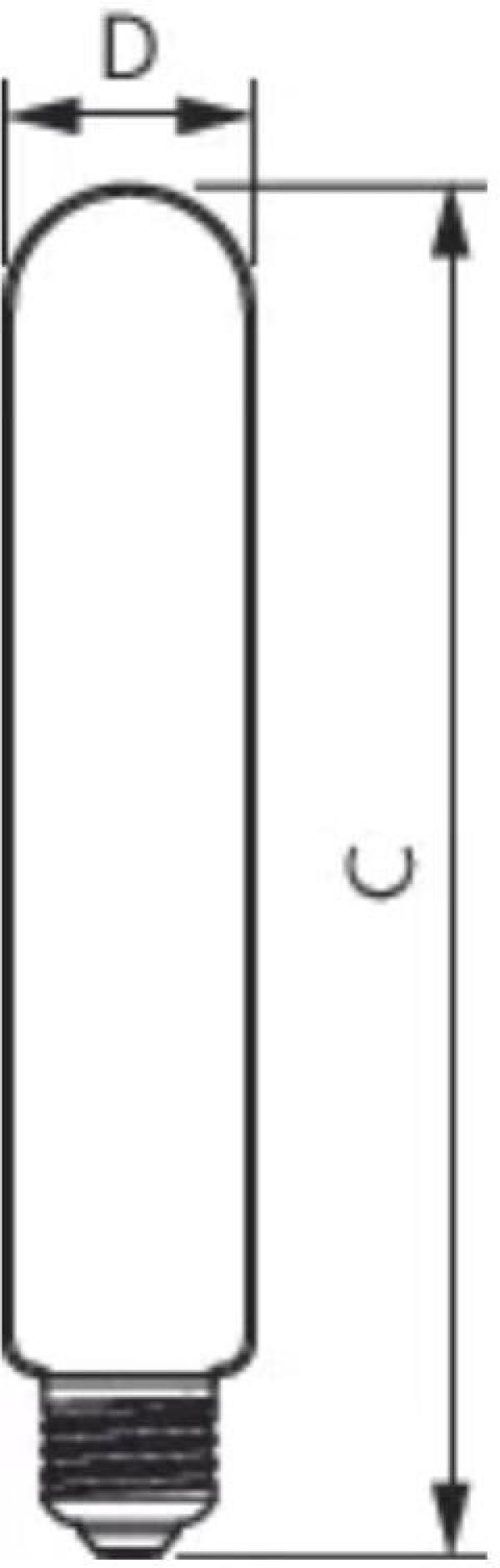 Philips TForce Core LED road 26W 727 E27 MV Leuchtmittel, LED, T38, 220-240V, 26 W, E27, 2700 K, 4000 lm, CRI 70, 25000 Stunden (26773200)