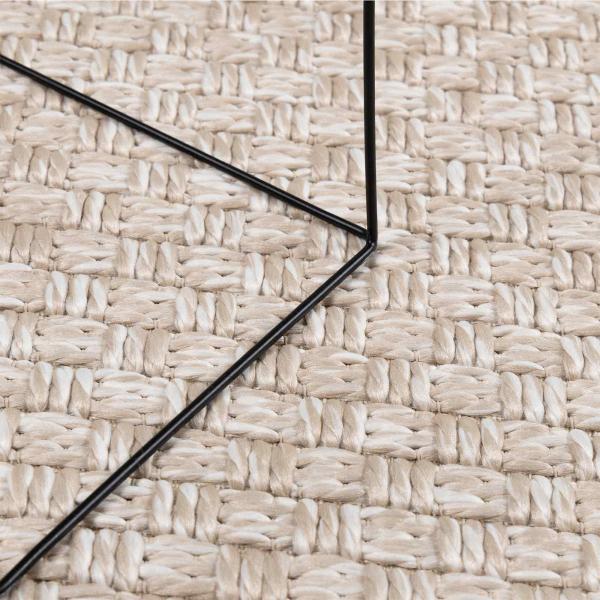 Bereichsteppiche Rechtwinklig FARO Creme 200 x 140 cm Polyester