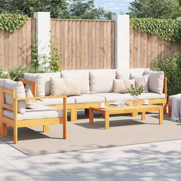 Bereichsteppiche Rechtwinklig FARO Creme 280 x 200 cm Polyester