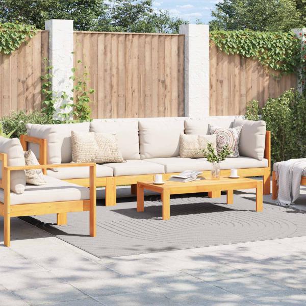 Bereichsteppiche Quadratisch Creme 240 x 240 cm