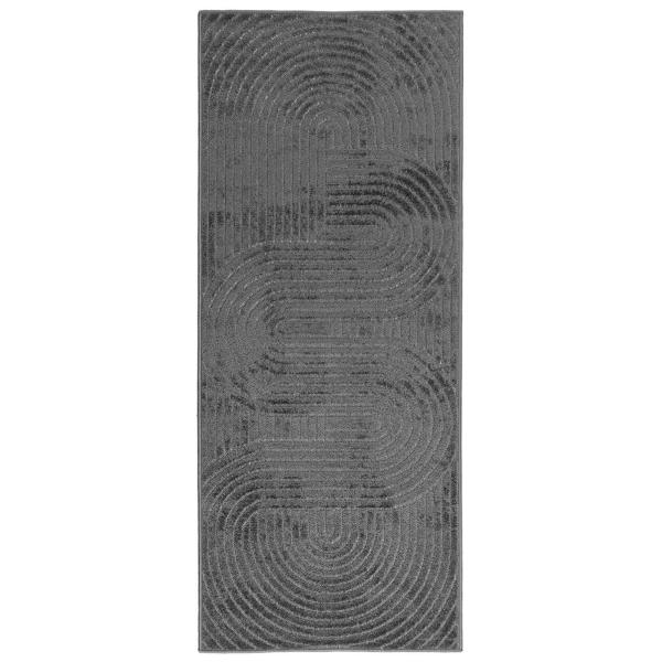 ARDEBO.de - Bereichsteppiche Rechtwinklig Anthrazit 200 x 80 cm