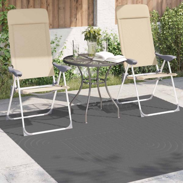 ARDEBO.de - Bereichsteppiche Quadratisch Anthrazit 200 x 200 cm