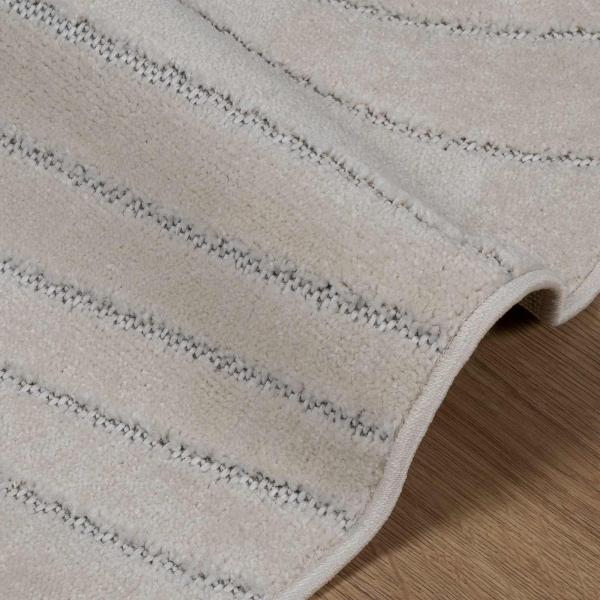 Bereichsteppiche Rund PALMERAS Creme Ø 120 CM Polyester