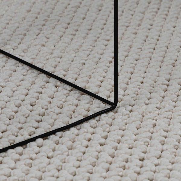 Bereichsteppiche Rechtwinklig LUGO Creme 200 x 140 cm Polyester