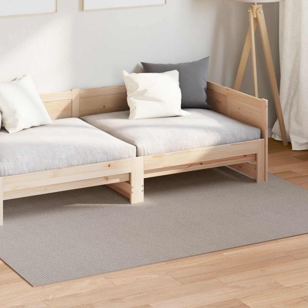 Bereichsteppiche Rechtwinklig Creme und Taupe 200 x 140 cm