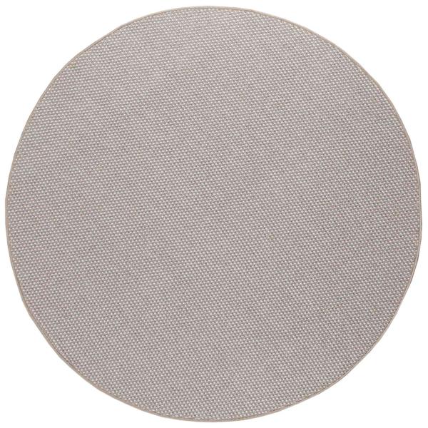 ARDEBO.de - Bereichsteppiche Rund Creme und Taupe Ø 200 CM
