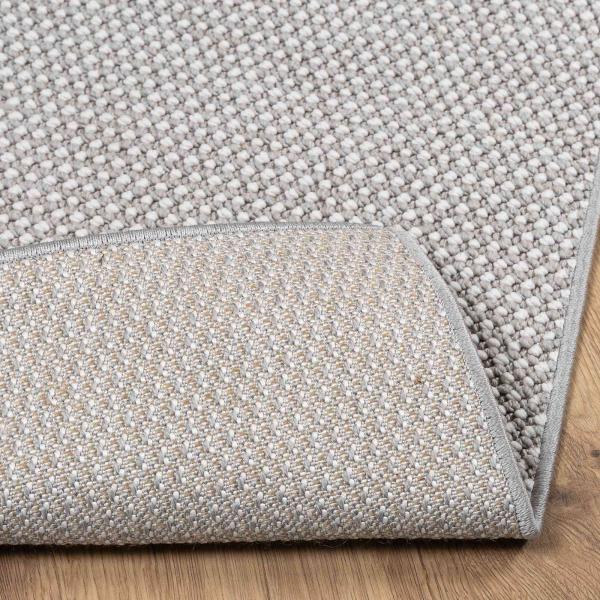 ARDEBO.de - Bereichsteppiche Rechtwinklig Creme und Grau 230 x 160 cm