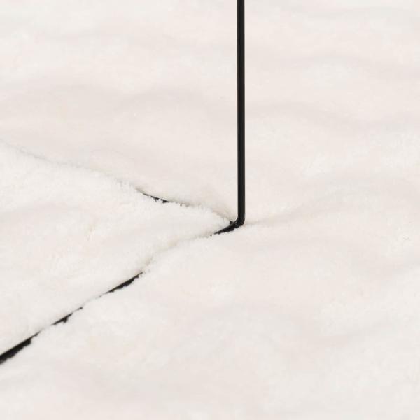 Bereichsteppiche Quadratisch Creme 200 x 200 cm