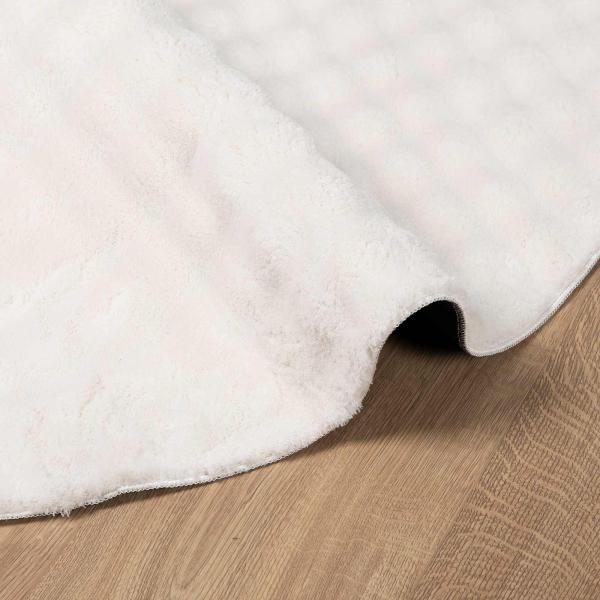 Bereichsteppiche Rund SIROLO Creme Ø 120 CM Polyester
