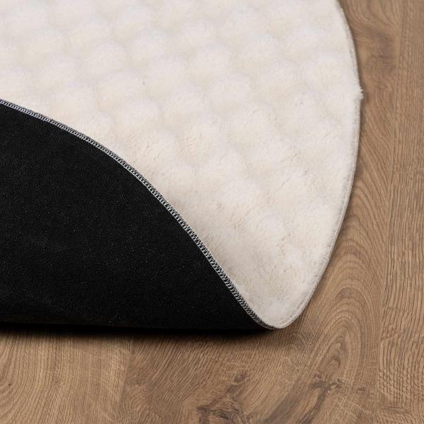 Bereichsteppiche Rund Beige Ø 120 CM