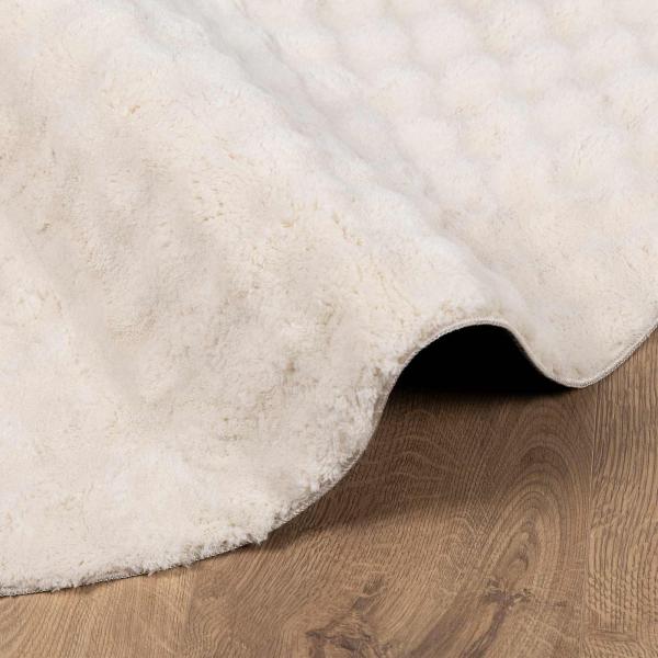 Bereichsteppiche Rund Beige Ø 120 CM