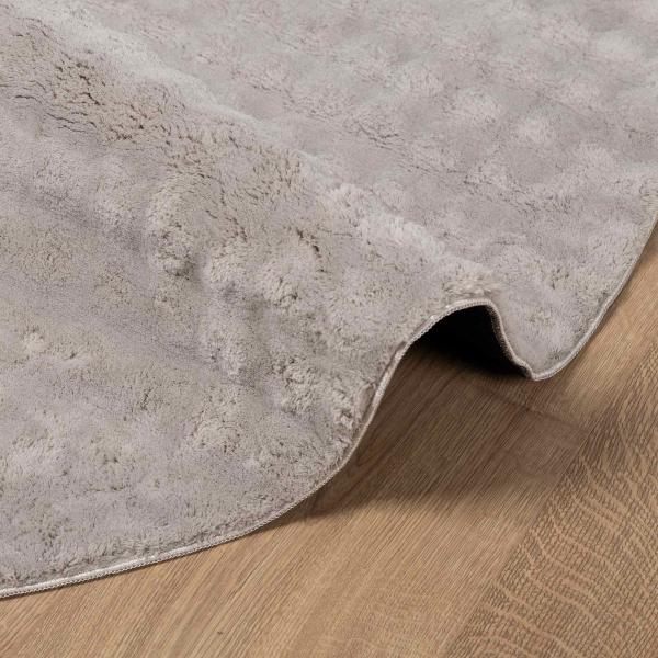 Bereichsteppiche Rund SIROLO Sand Ø 200 CM Polyester