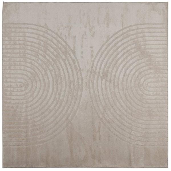 Bereichsteppiche Quadratisch Beige 240 x 240 cm