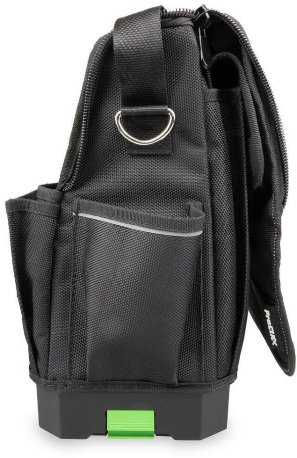 Wago 206-3000 Werkzeugtasche, leer, kompatibel zu L-BOXX Micro und Mini, Kapazität 12 kg, schwarz