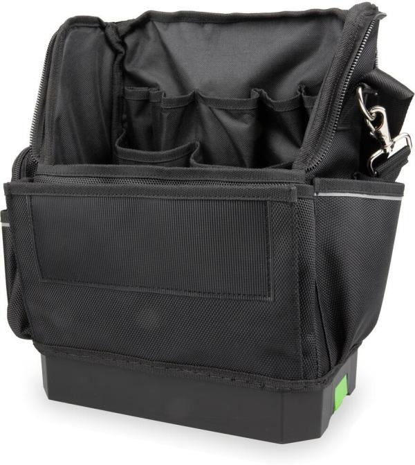 Wago 206-3000 Werkzeugtasche, leer, kompatibel zu L-BOXX Micro und Mini, Kapazität 12 kg, schwarz