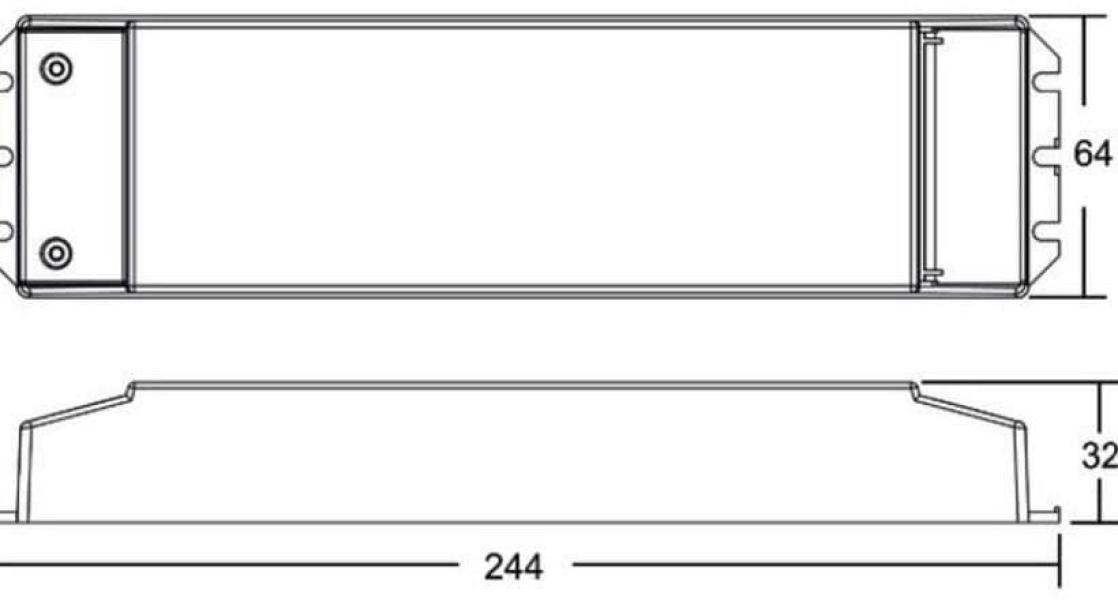 Brumberg LED-Netzgerät inkl. 4-Kanal-Dimmer, sek. 24 V DC, max. 100 W, IP20, DALI-2, weiß (17290000)