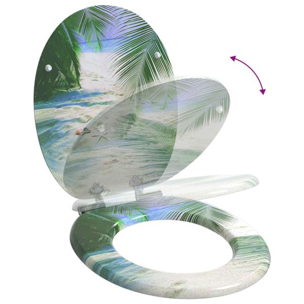 Toilettensitz 2 pcs Grün 43,8 x 37,8 cm MDF-Platte